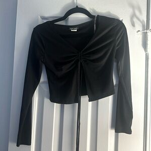 Top Chic Black Cropped Top